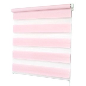 Ролета міні День/Ніч, 57*170 см, тканина синтетична, рожевий (39013057)