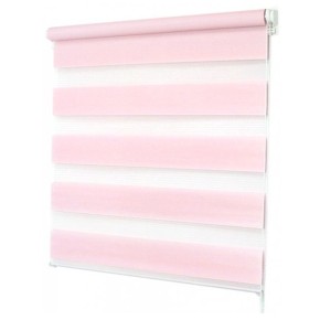 Ролета міні День/Ніч, 73*170 см, тканина синтетична, рожевий (39013073)