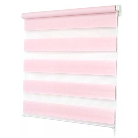Ролета міні День/Ніч, 80*170 см, тканина синтетична, рожевий (39013080)