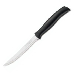 Нож TRAMONTINA ATHUS black для стейка с зубчиками 127мм (23081/105)(6188407)