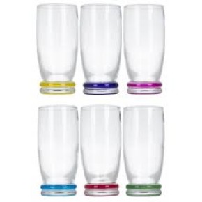 Склянка LUMINARC CORTINA RAINBOW /НАБІР/ 6X330 мл висока (N1322)