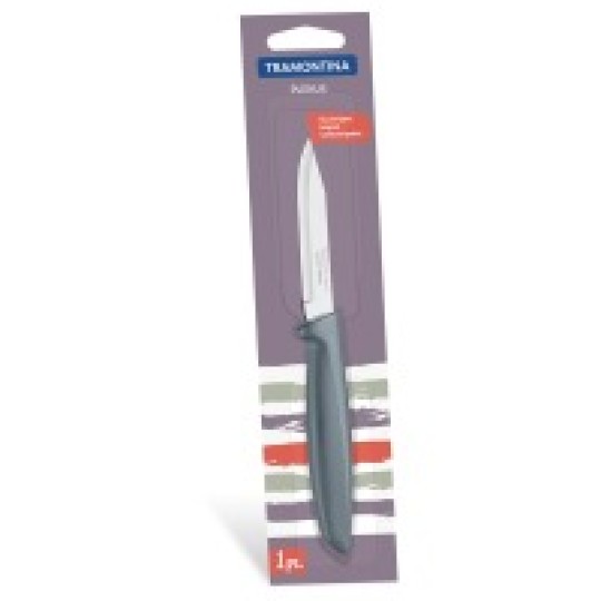 Ніж TRAMONTINA PLENUS grey ніж для овочів 76мм  (23420/163)