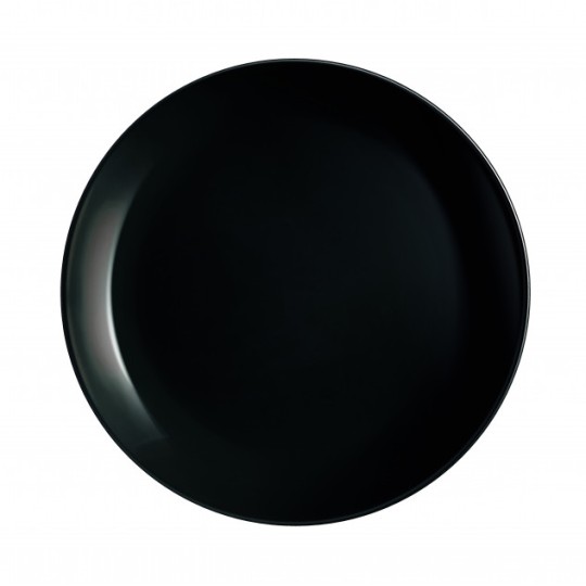 Тарілка LUMINARC DIWALI BLACK / 25 см / обід. P0867