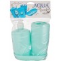 Набор аксессуаров для ванной комнаты Aqua (голубая лагуна) (АС-22147)