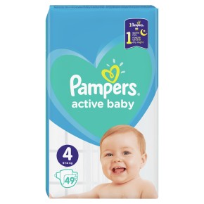 PAMPERS Пiдгузн Active Baby Maxi 49