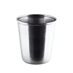 Набір склянок нержавіюча сталь круглі V 100 мл (12 шт) (9693)