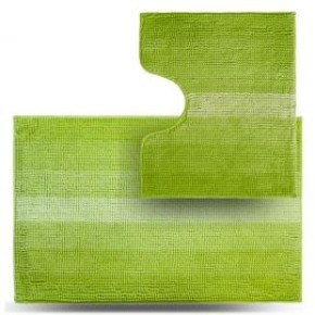 Набір килимків для підлоги туалетних та ванних кімнат TM Dariana МАХРАМАТ Стандарт 60*50+60*90 світло-зелений