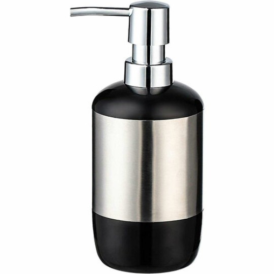 Дозатор для жидкого мыла 0,45, черный (E17-06)
