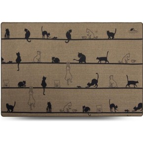 Универсальный коврик для дома Лен, Cats, 60x90 см (1000006759)