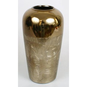 Ваза керамическая золотая 24,5 см (501-G31)