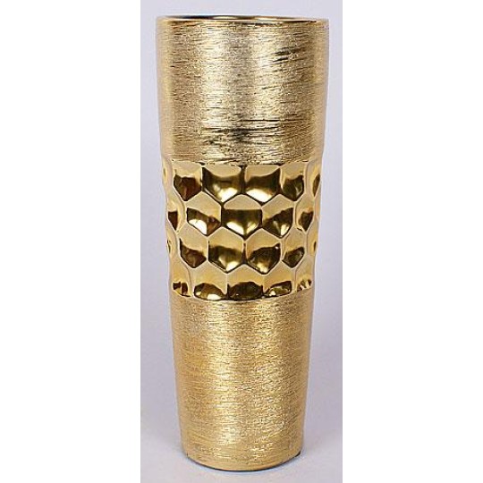 Ваза керамічна золото 26,5 см (501-G42)