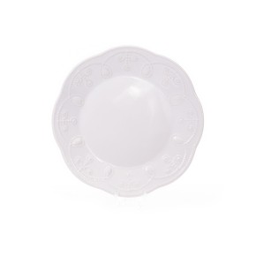 Тарілка керамічна десертна 23см,білий (931-171)