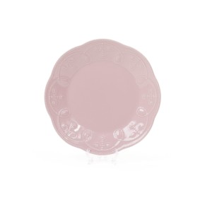 Тарілка керамічна десертна 23см,рожевий (931-174)