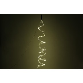 Гірлянда-пучок 200 міні-LED: 10 ліній по 2 метра, 20 діодів/нитка, колір - теплий білий, з функцією миготіння