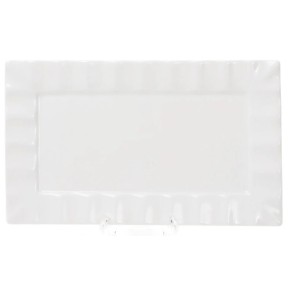 Тарілка для суші прямокутна 25см, колір - білий 988-103