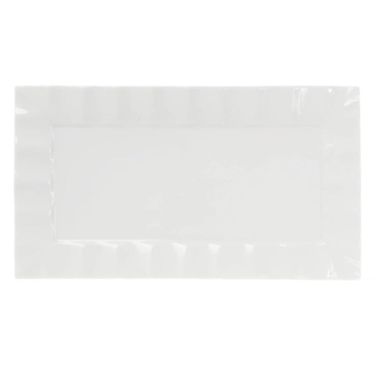 Тарілка для суші прямокутна 36см, колір - білий 988-105