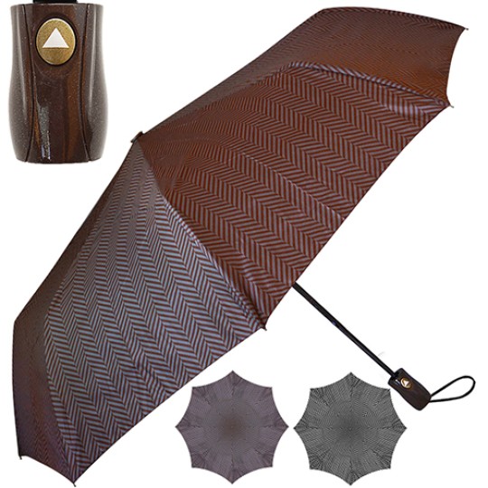 Зонтик мужской полуавтомат диаметр 110 см 8 спиц (чехол) R28678 (MPH027669)