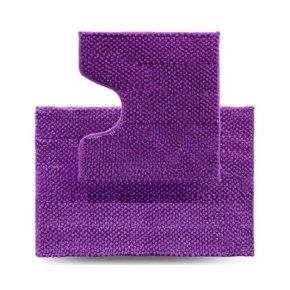 Набір килимків для підлоги туалетних та ванних кімнат TM Dariana АНАНАС 55*80+55*50 фіолетовий