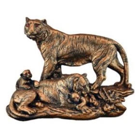 Статуэтка Семья тигров (бронза) 28*37 см (22791)