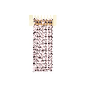 Ожерелье пластиковое, цвет - розовый, 10 мм*2,7 м (147-213)