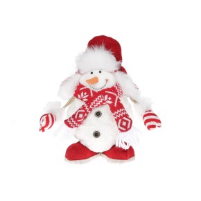 М'яка новорічна іграшка Сніговик 30см (822-291)