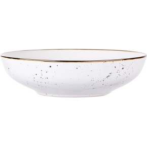 Тарелка Ardesto Bagheria Bright white суповая 20 см, керамика (AR2920WGC)