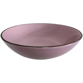 Тарелка суповая LIMITED EDITION TERRA пудрово-розовая 20 см (YF6007-5)