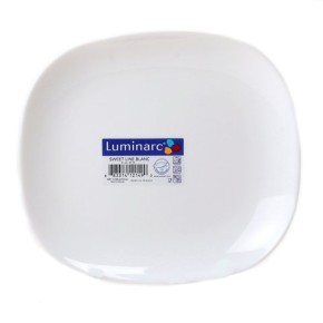 Тарілка LUMINARC SWEET LINE WHITE/ 28х23см/обід.( J0561)