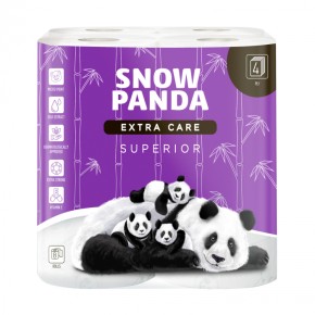 Туалетний папір Сніжна панда EXTRA CARE 8 шт. Superior 4 шар