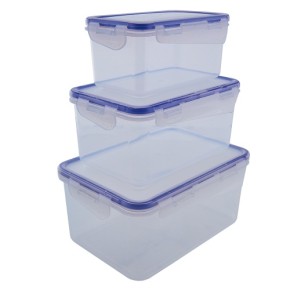 Набір контейнерів для харчових продуктів із затиском (прямокутний)"3 в 1" (167040) (5)