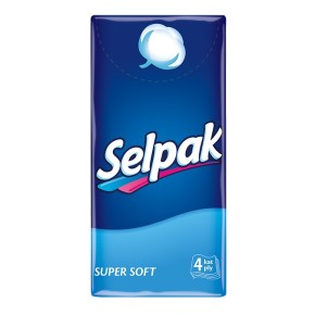 Хусточка кишенькова SELPAK гігієніч. Класик 10*10