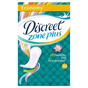 DISCREET Plus Щоденнi гiгiєнiчнi прокладки Deo Water Lily Plus 50шт (10)