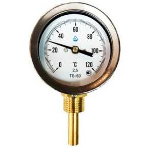 ТБ 63/50 (0 +120) кл.2,5 термометр для газових котлів