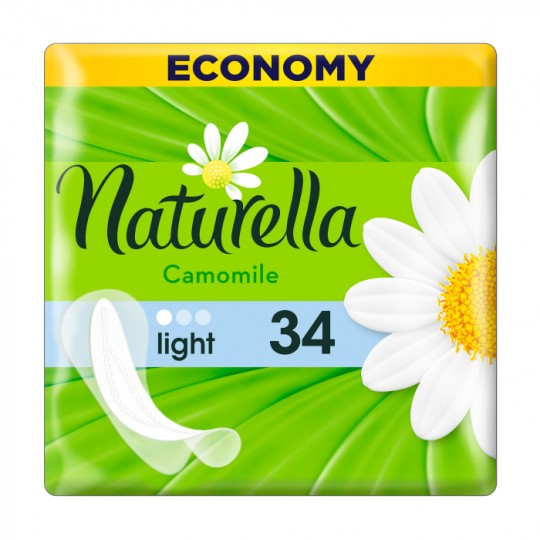 NATURELLA Щоденнi Гiгiєнiчнi прокладки Camomile Light Deo 34от (18)