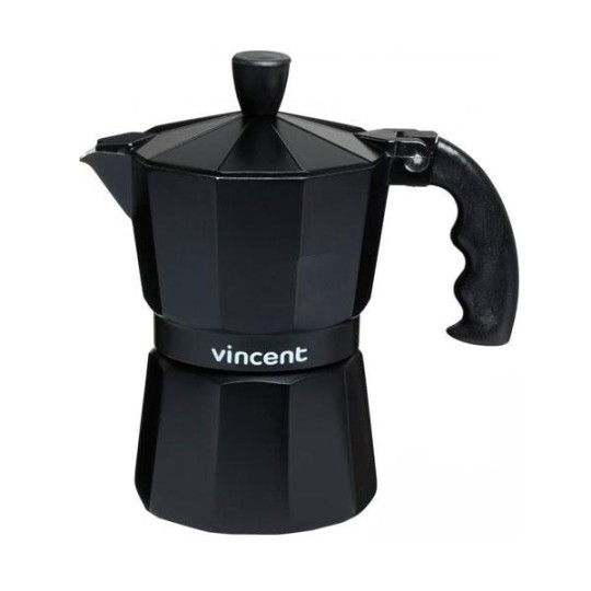 Кофеварка Vincent гейзерная из алюминия на 3 чашки VC-1366-300