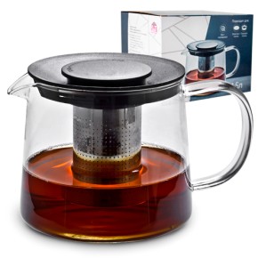 Заварювальний чайник з боросилікатного скла 1500мл Universal (9123)