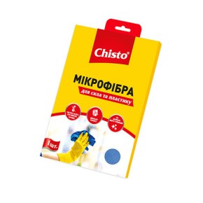 Серветка з мікрофібри Chisto 1 штука для вікон та пластику