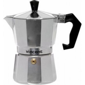 Кофеварка Vincent гейзерная алюминиевая на 6 чашек VC-1365-600