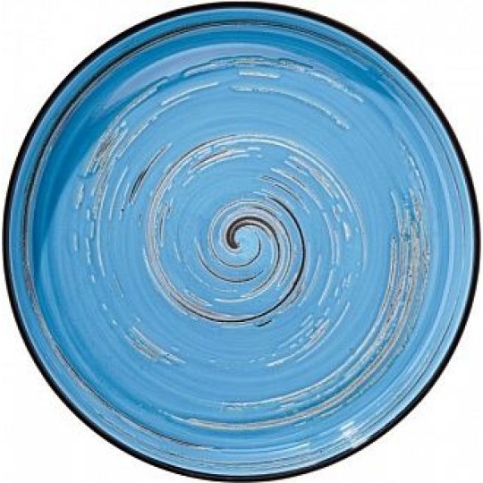 Тарелка десертная Wilmax Spiral Blue 20.5 см (WL-669612/A)