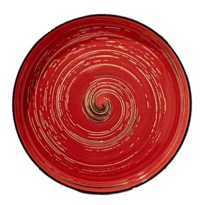 Тарелка обеденная Wilmax Spiral Red 28 см (WL-669220/A)