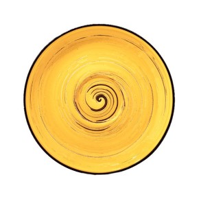 Блюдце Wilmax Spiral Yellow 12 см (WL-669434 / B)