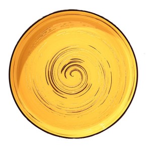Тарілка Wilmax.Spiral.Yellow. 23см (WL-669419 / A)