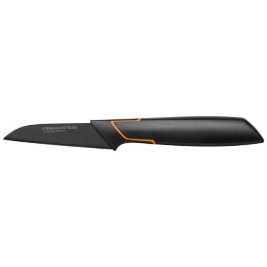 Ніж кухонний Fiskars Edge Black для овочів 8 см 1003091