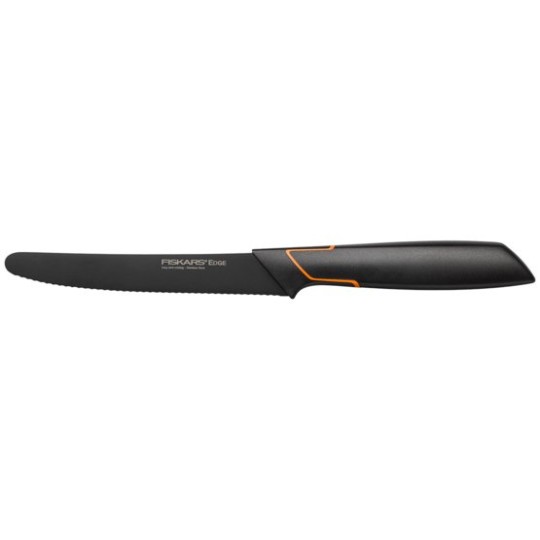 Ніж кухонний Fiskars Edge Black для томатів 13 см 1003092