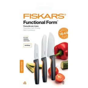 Набір кухонних ножів Fiskars Functional Form ™ Favorite 3 шт 1057556