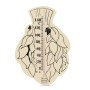 Термометр для сауни, Матеріал - дерево (300415)