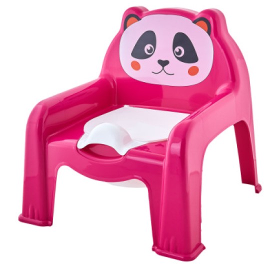 Горшок-стульчик (темно розовый) (124070)