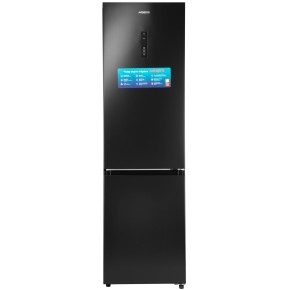 Холодильник с нижней морозильной камерой ARDESTO DNF-M378BI200, 201,8 см, 2 дверная, холодный отдел - 256 л, морозильный отдел - 104 л, A, NF, черный