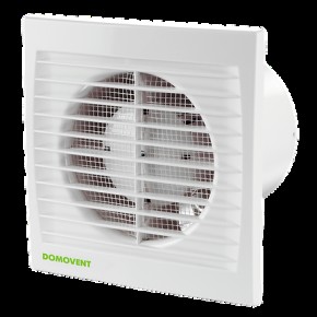 Вентилятор Домовент 125 С1, напряжение 50Гц, 220-240V, мощность 16Вт, производительность 179 куб.м/ч, 0,60кг