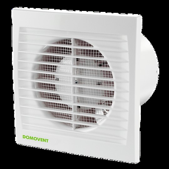 Вентилятор Домовент 125 С1, напруга 50Гц, 220-240V, потужність 16Вт, продуктивність 179 куб.м/г, 0,60кг